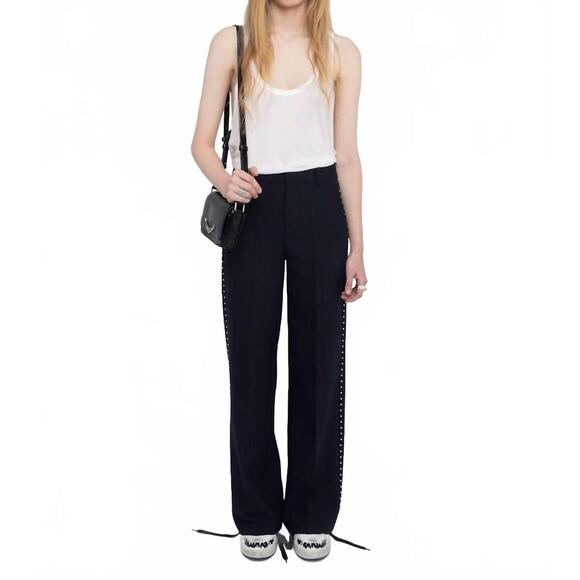 NEW ZADIG & VOLTAIRE panol pants in encre